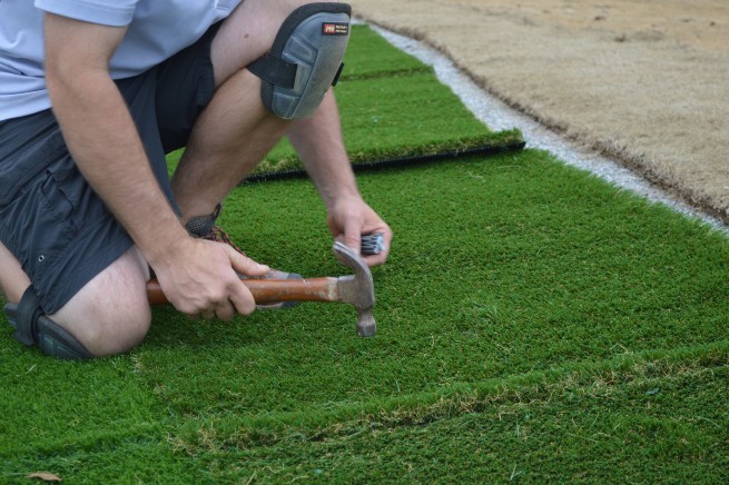 Los Angeles and Southern California artificial grass installation - infill